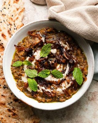 Kashk-e Bademjan: An Aromatic Symphony of Tangy Yogurt and Roasted Eggplant!